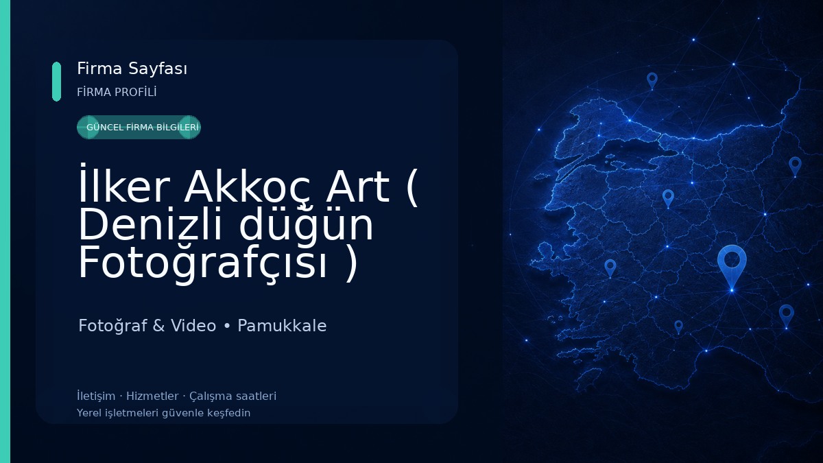 İlker Akkoç Art ( Denizli düğün Fotoğrafçısı )