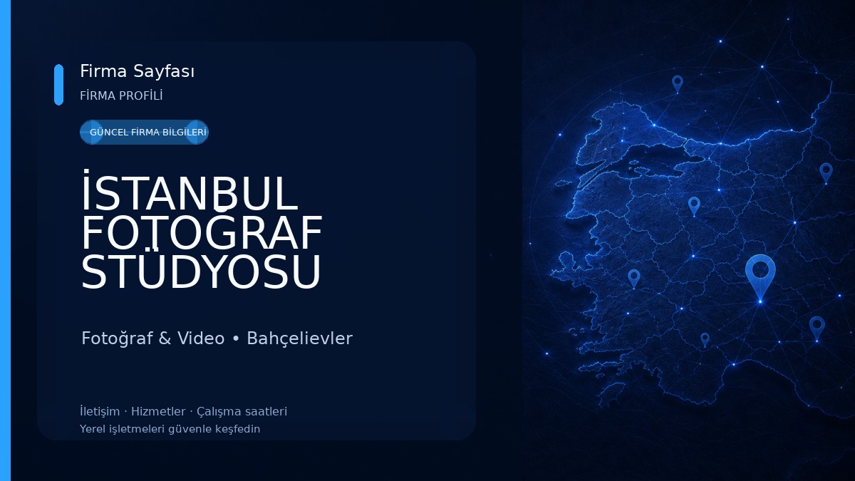 İSTANBUL FOTOĞRAF STÜDYOSU Fotoğraf & Video