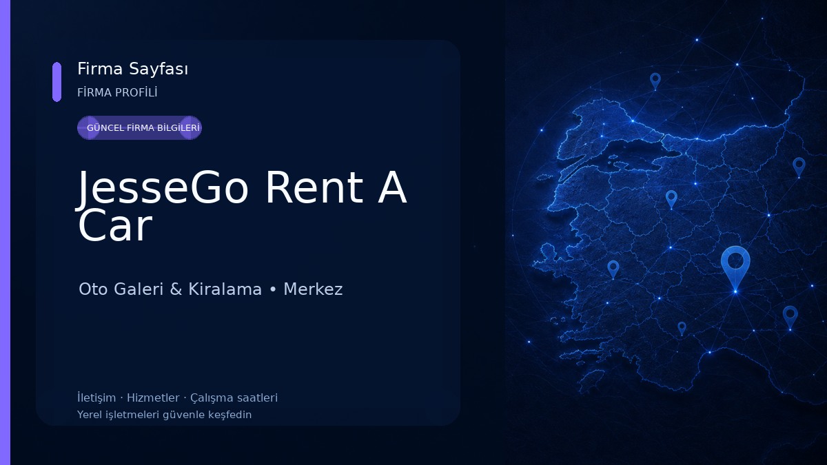 JesseGo Rent A Car Oto Galeri & Kiralama
