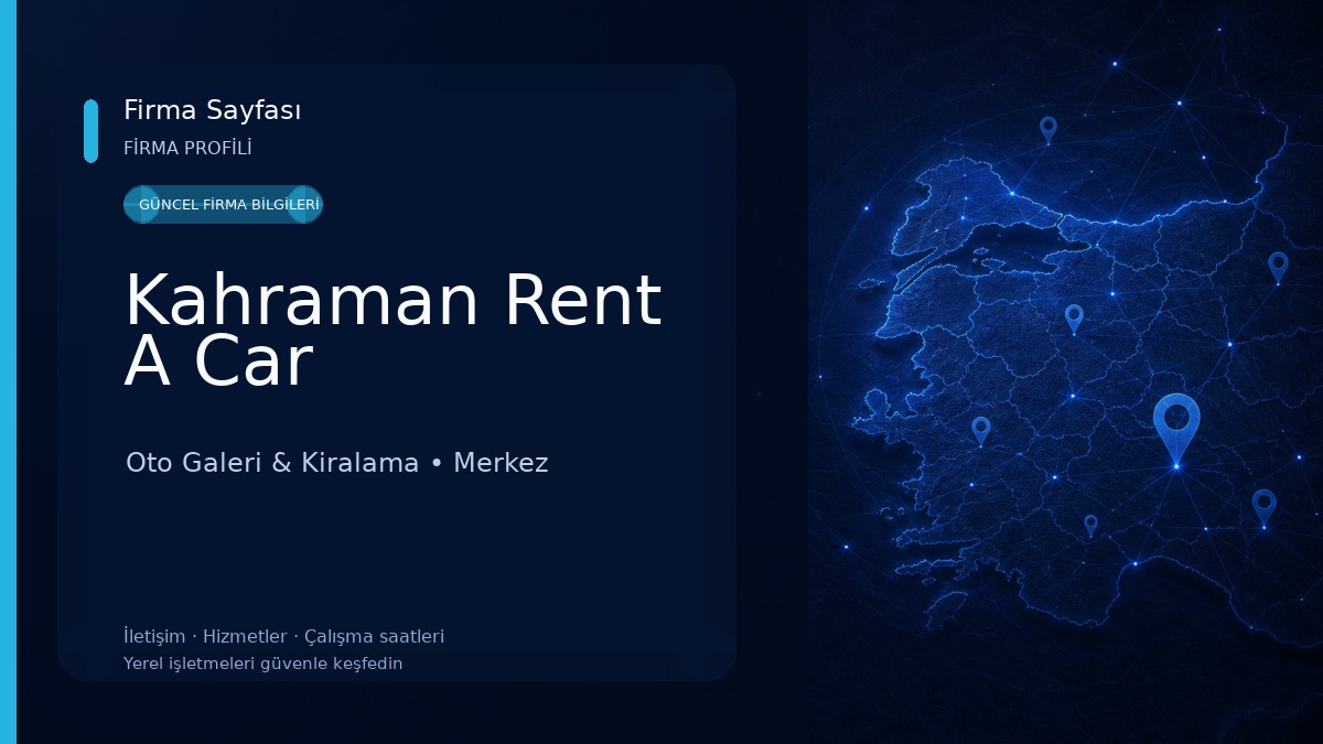 Kahraman Rent A Car Oto Galeri & Kiralama
