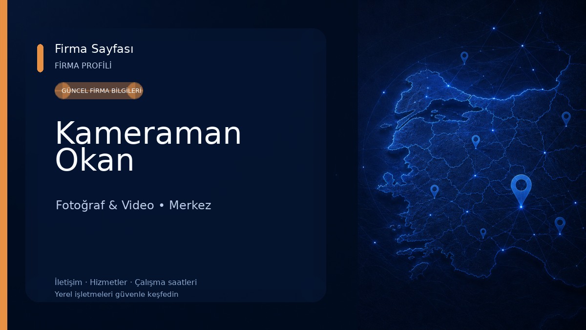 Kameraman Okan Fotoğraf & Video