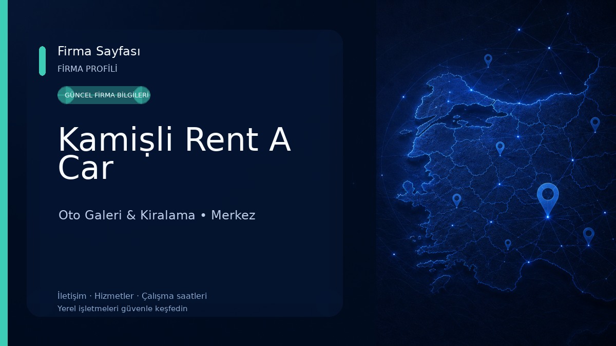 Kamiṣli Rent A Car Oto Galeri & Kiralama