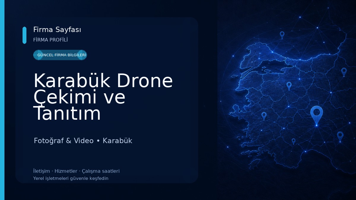 Karabük Drone Çekimi ve Tanıtım Hizmetleri Fotoğraf & Video