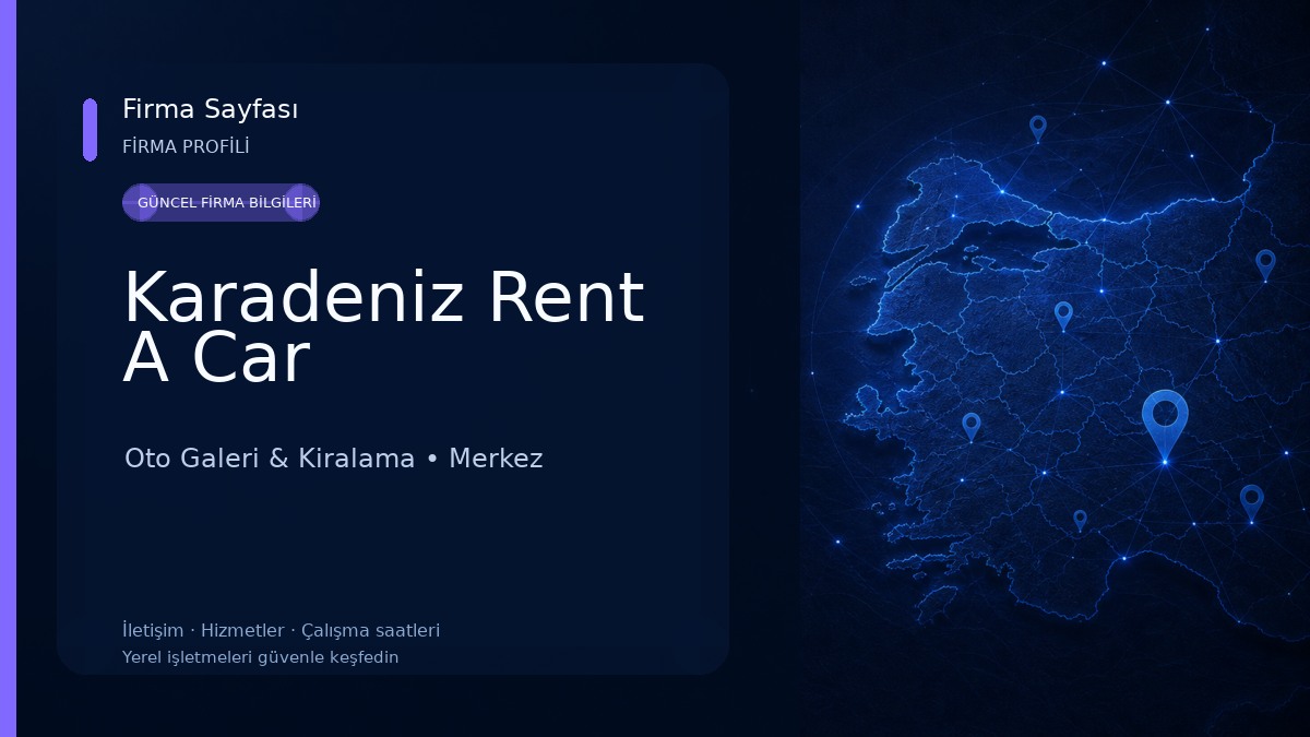 Karadeniz Rent A Car Oto Galeri & Kiralama