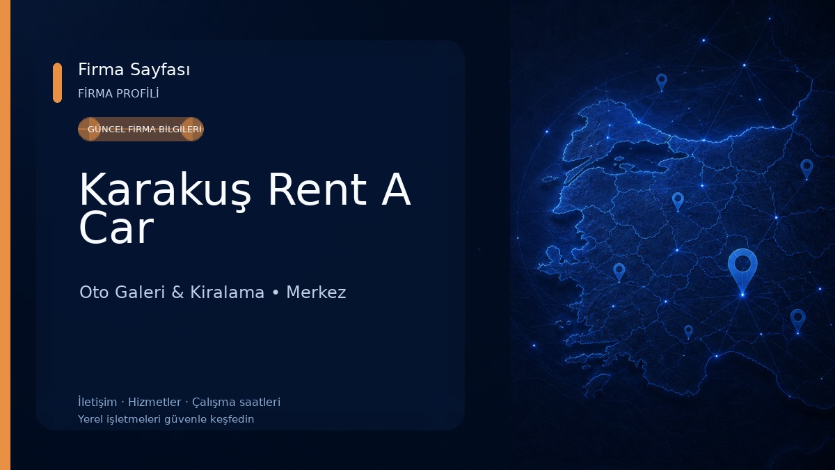 Karakuş Rent A Car Oto Galeri & Kiralama
