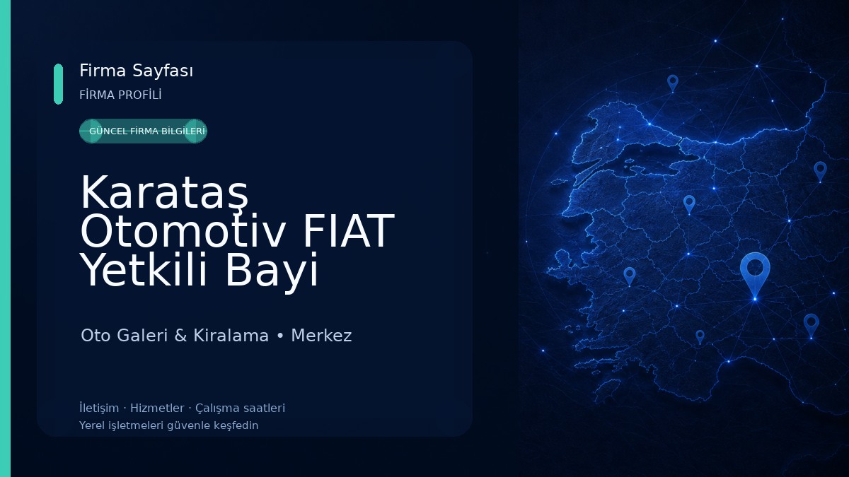 Karataş Otomotiv FIAT Yetkili Bayi
