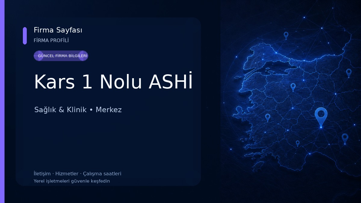 Kars 1 Nolu ASHİ Sağlık & Klinik