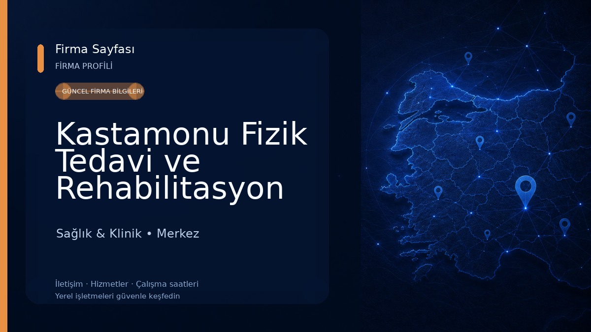 Kastamonu Fizik Tedavi ve Rehabilitasyon Hastanesi