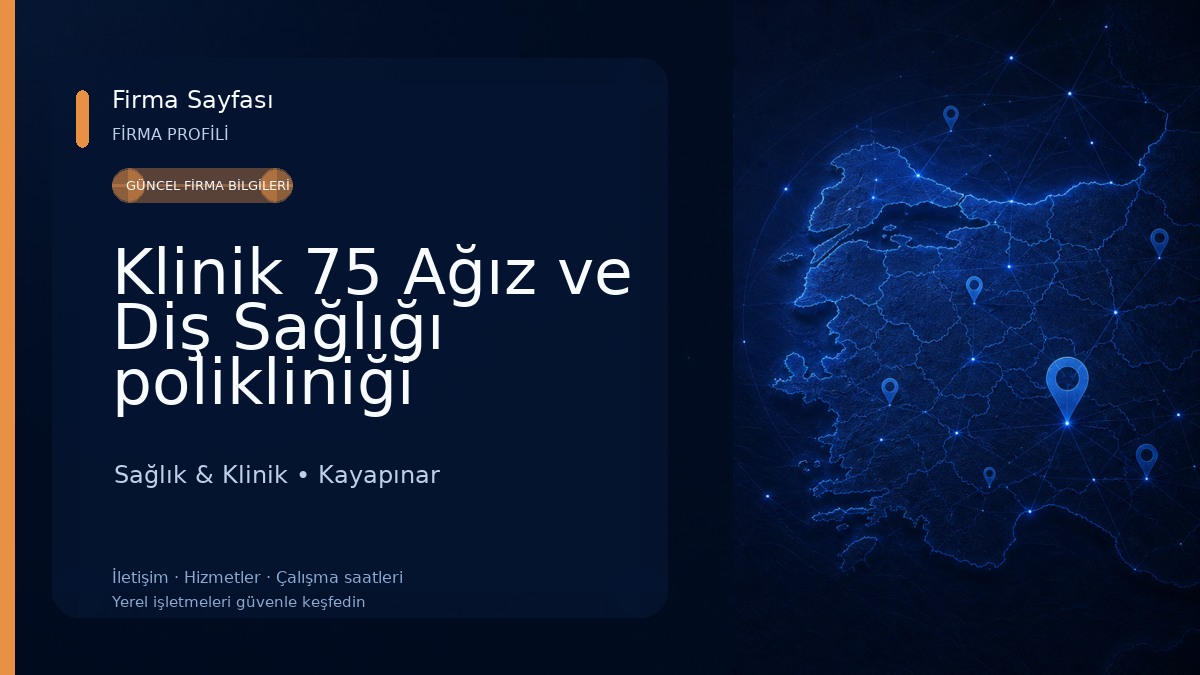 Klinik 75 Ağız ve Diş Sağlığı polikliniği Sağlık & Klinik