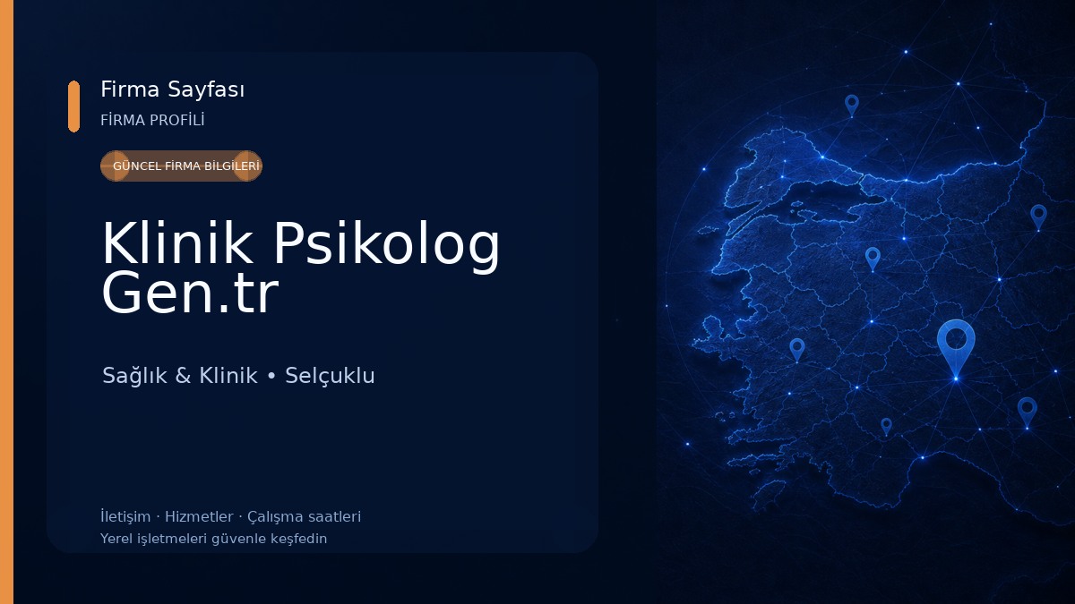 Klinik Psikolog Gen.tr Sağlık & Klinik