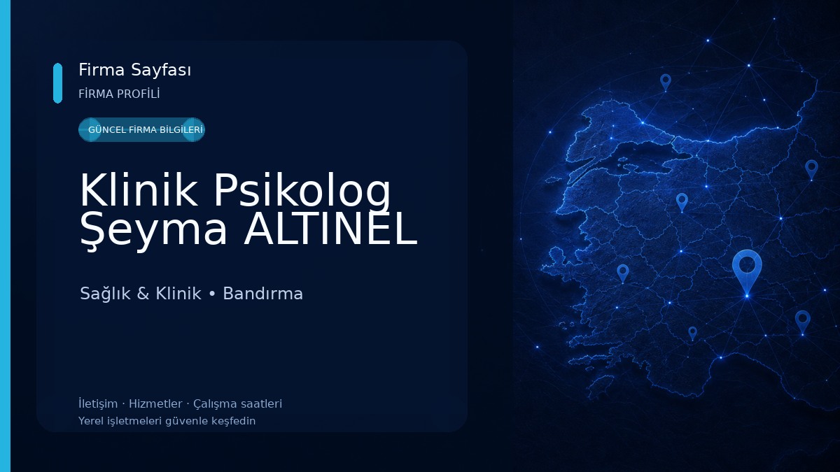 Klinik Psikolog Şeyma ALTINEL Sağlık & Klinik