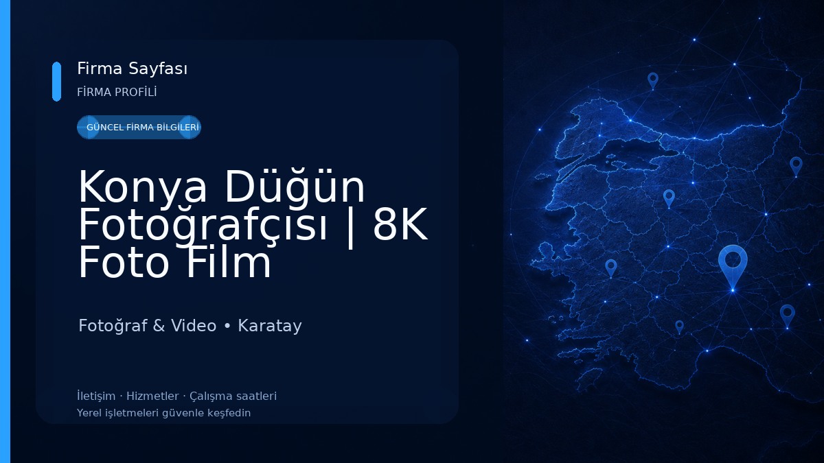 Konya Düğün Fotoğrafçısı | 8K Foto Film Fotoğraf & Video