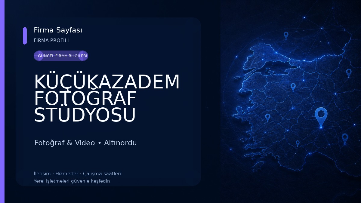 KÜÇÜKAZADEM FOTOĞRAF STÜDYOSU
