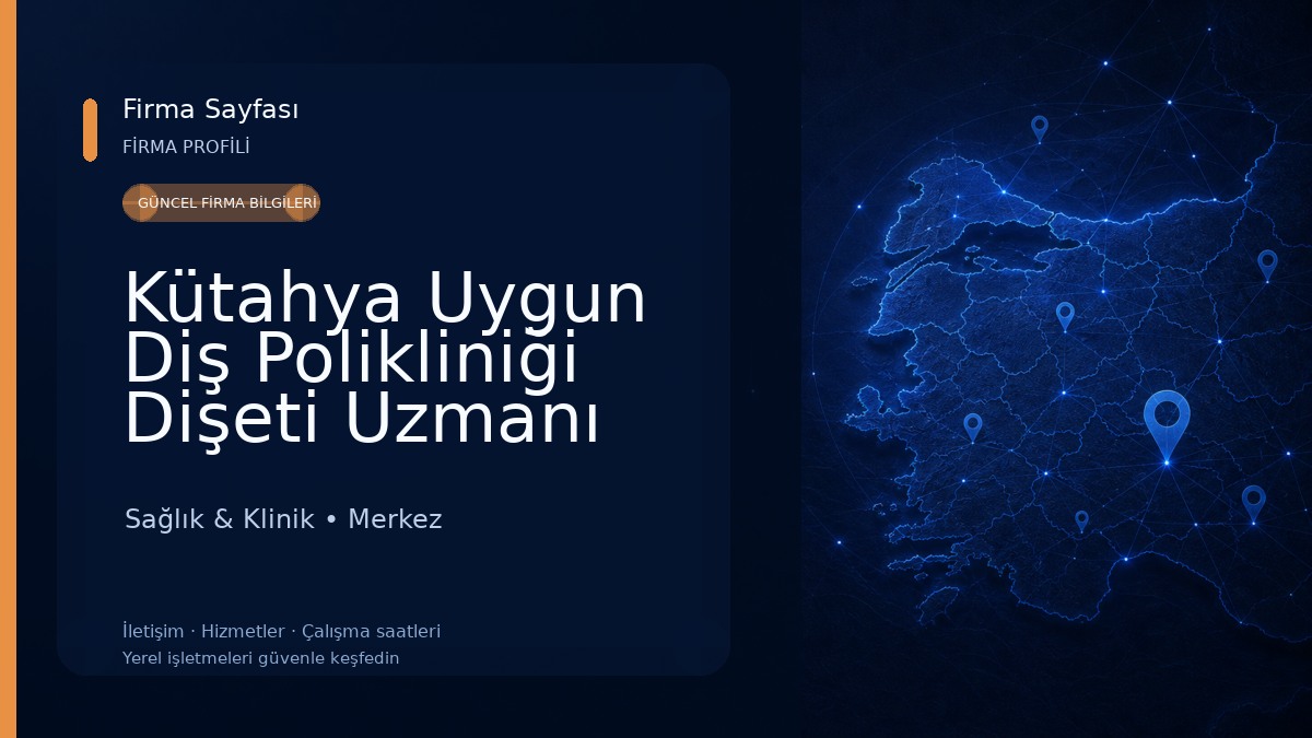 Kütahya Uygun Diş Polikliniği Dişeti Uzmanı Dr. Nisa Uygun