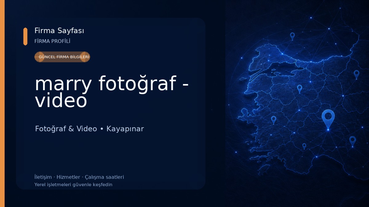 marry fotoğraf - video