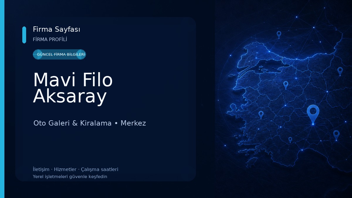 Mavi Filo Aksaray Oto Galeri & Kiralama
