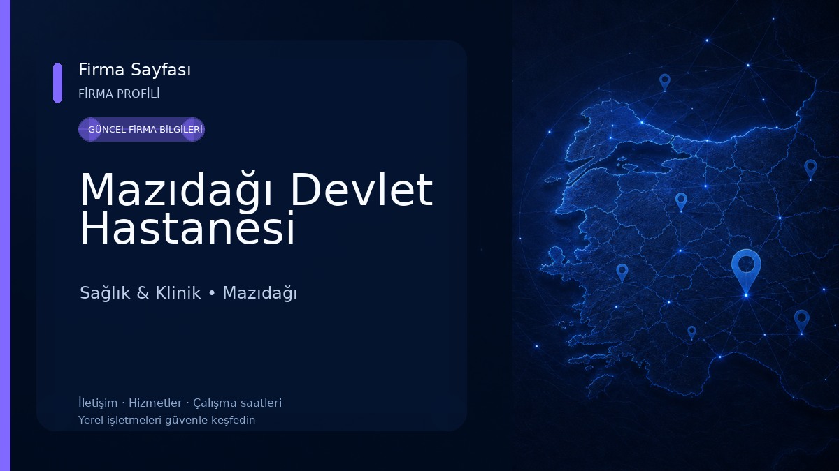 Mazıdağı Devlet Hastanesi