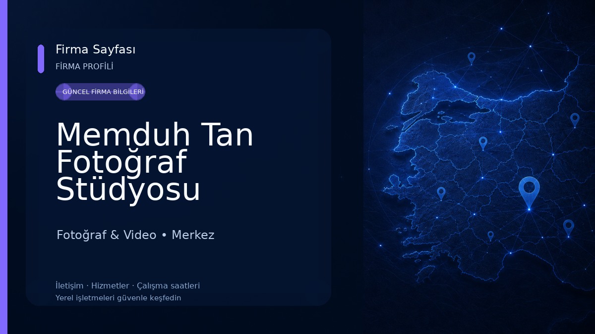 Memduh Tan Fotoğraf Stüdyosu 