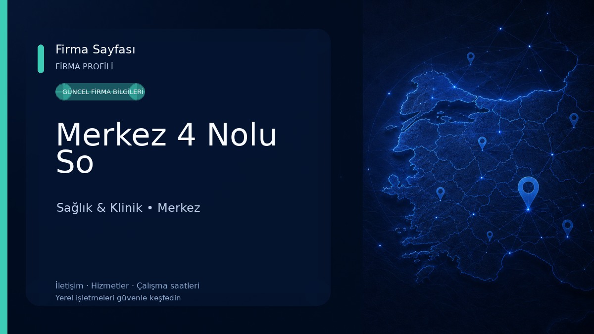 Merkez 4 Nolu So Sağlık & Klinik