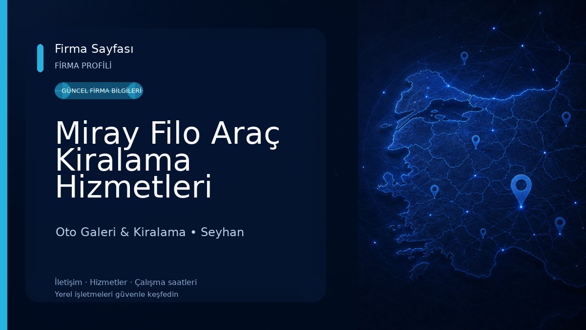 Miray Filo Araç Kiralama Hizmetleri 