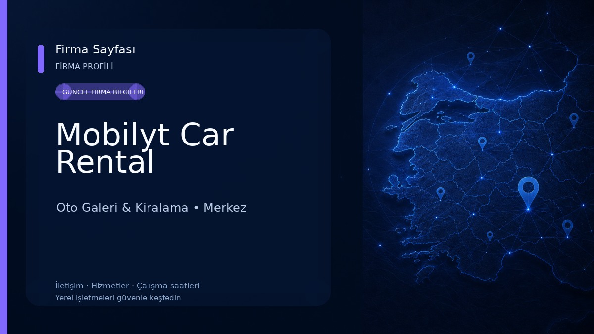 Mobilyt Car Rental Oto Galeri & Kiralama