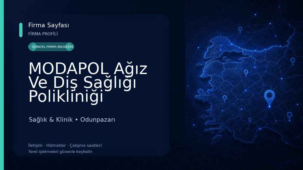 MODAPOL Ağız Ve Diş Sağlığı Polikliniği Gökmeydan kurtuluş Şubesi