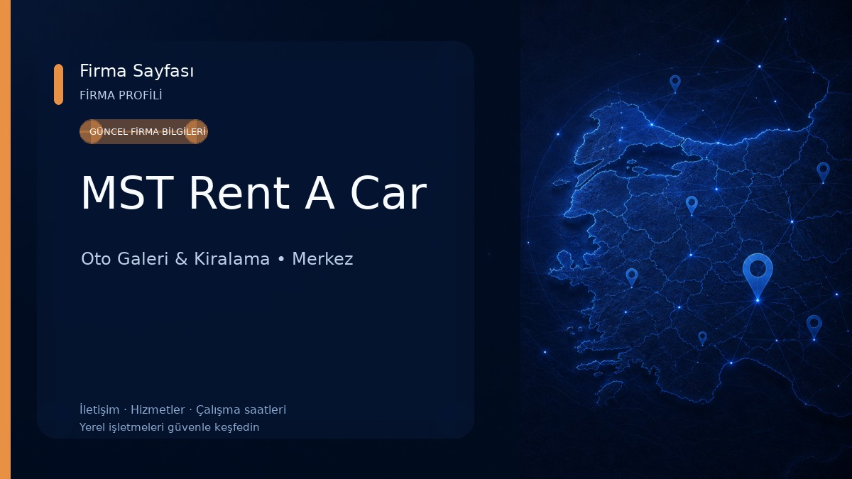 MST Rent A Car Oto Galeri & Kiralama