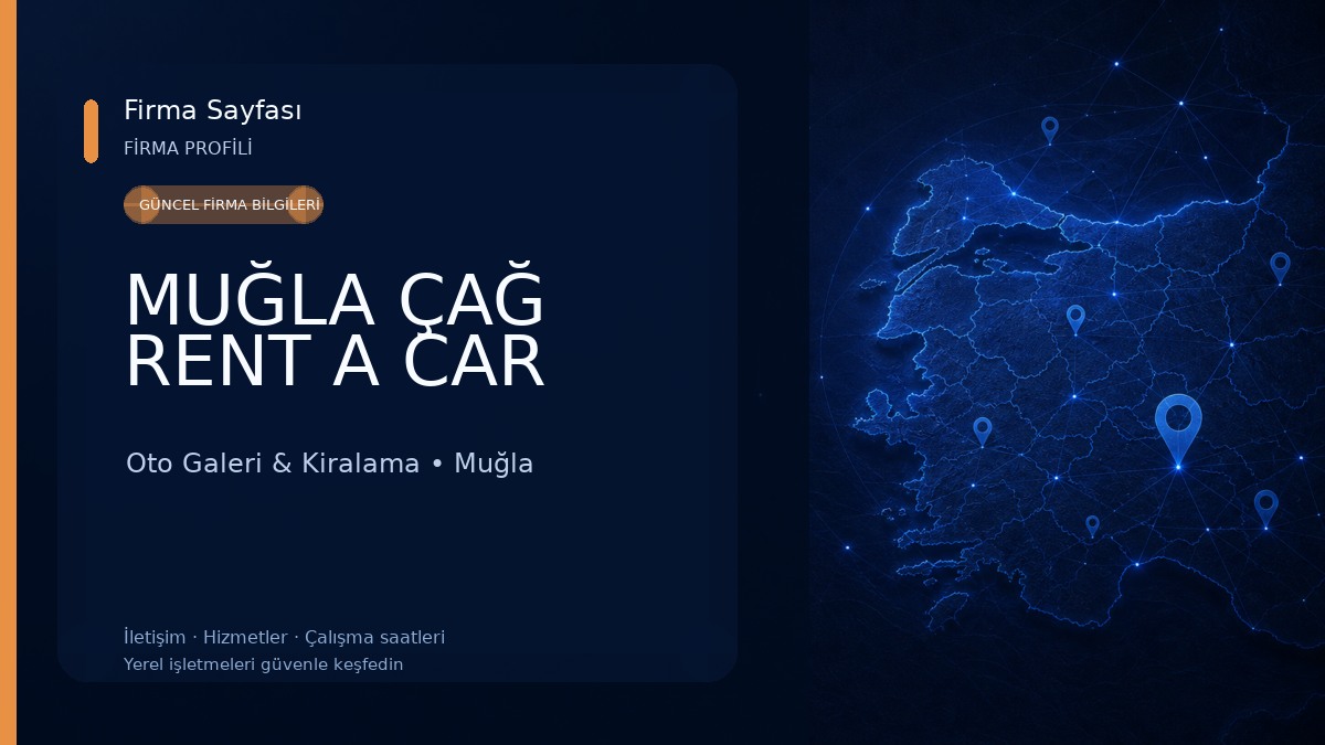 MUĞLA ÇAĞ RENT A CAR Oto Galeri & Kiralama