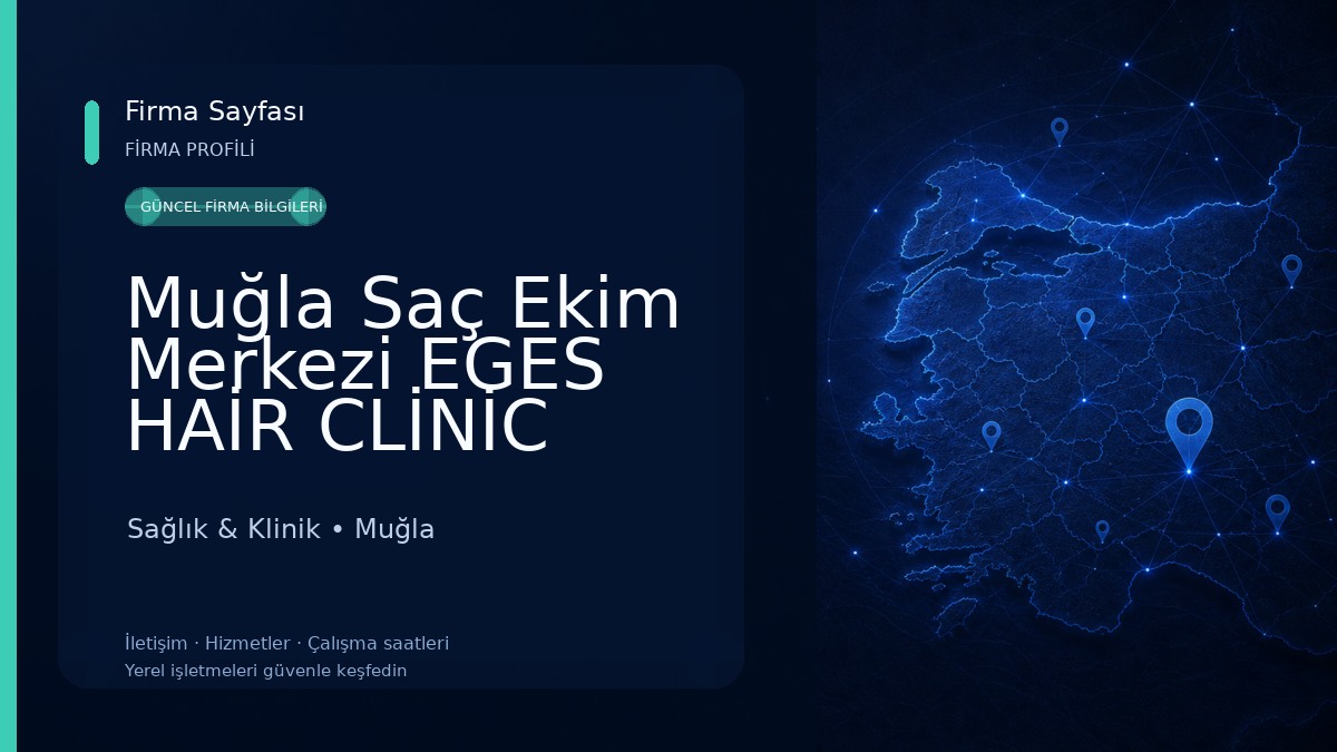 Muğla Saç Ekim Merkezi EGES HAİR CLİNİC Sağlık & Klinik
