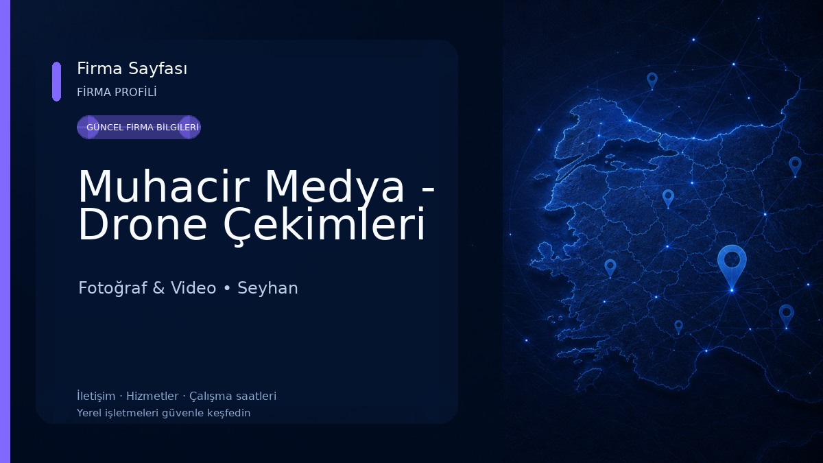 Muhacir Medya - Drone Çekimleri Fotoğraf & Video