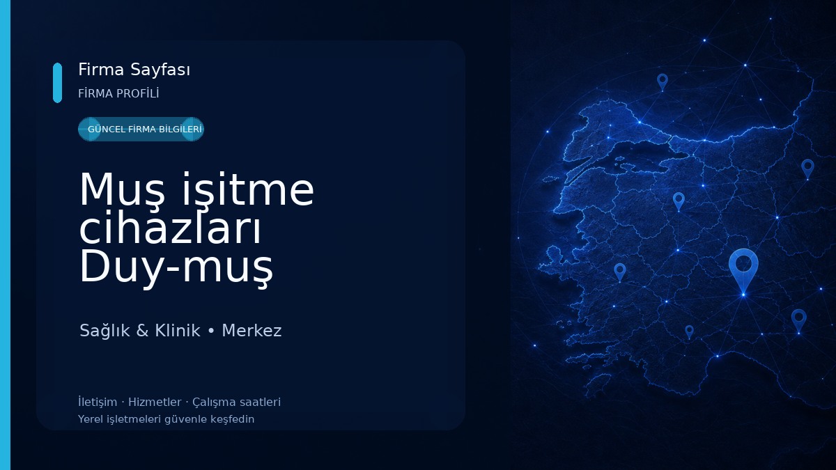 Muş işitme cihazları Duy-muş