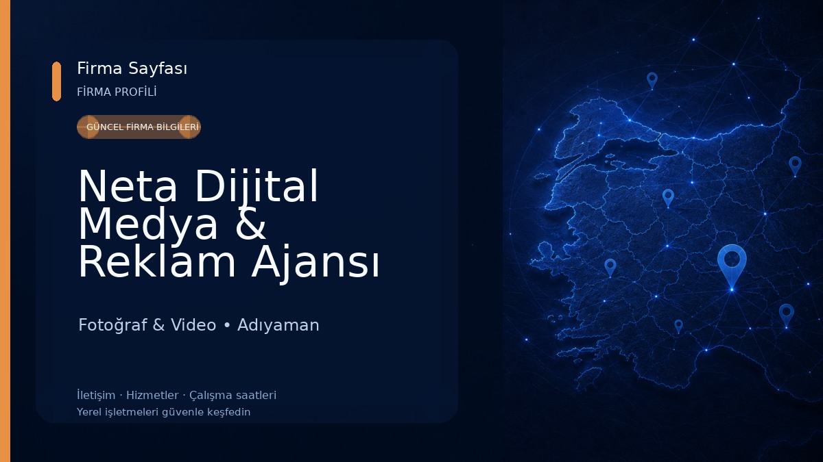 Neta Dijital Medya & Reklam Ajansı Fotoğraf & Video