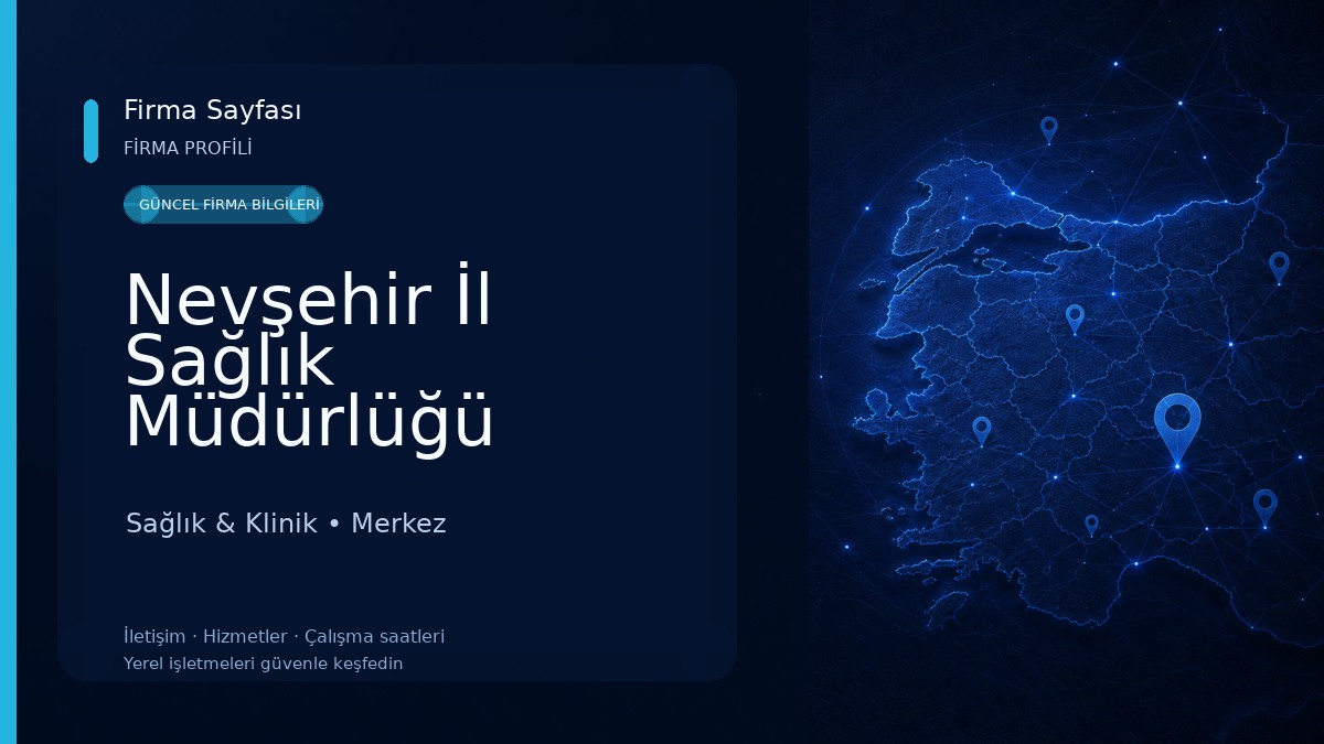 Nevşehir İl Sağlık Müdürlüğü