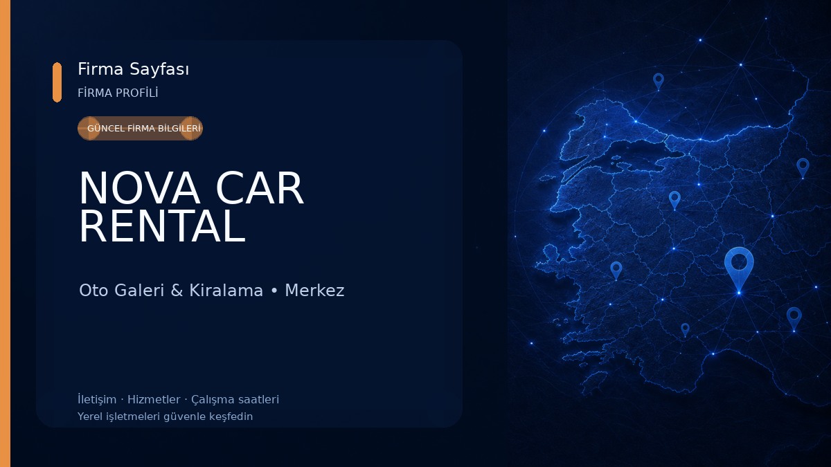 NOVA CAR RENTAL Oto Galeri & Kiralama