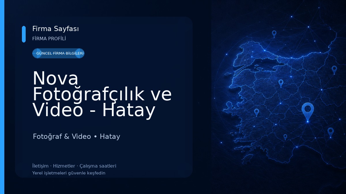 Nova Fotoğrafçılık ve Video - Hatay Düğün Fotoğrafçısı