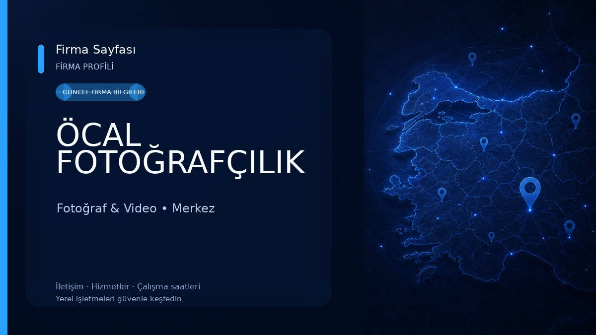 ÖCAL FOTOĞRAFÇILIK Fotoğraf & Video