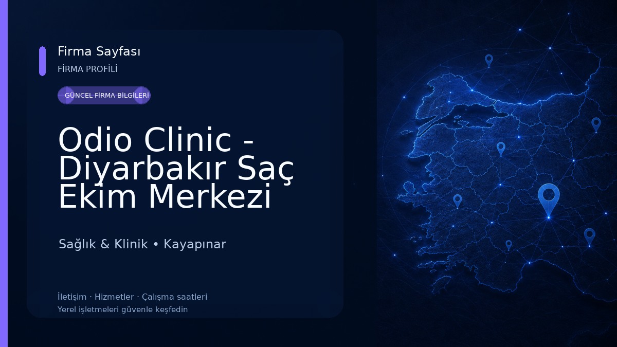 Odio Clinic - Diyarbakır Saç Ekim Merkezi Sağlık & Klinik
