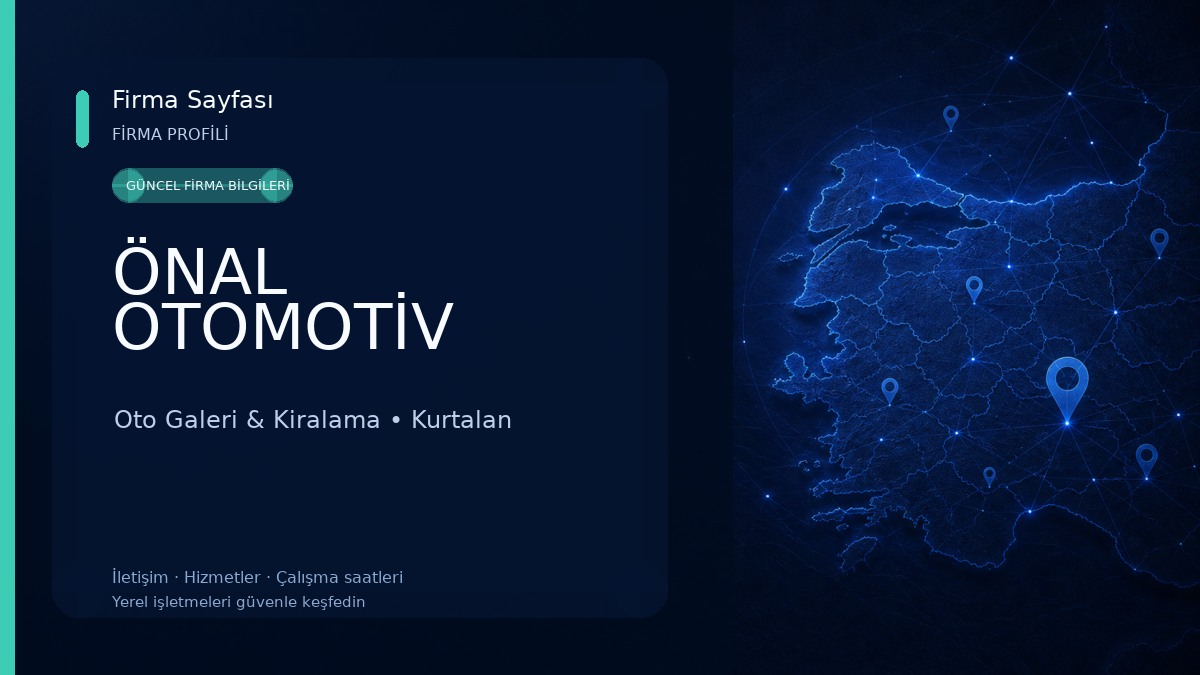 ÖNAL OTOMOTİV Oto Galeri & Kiralama