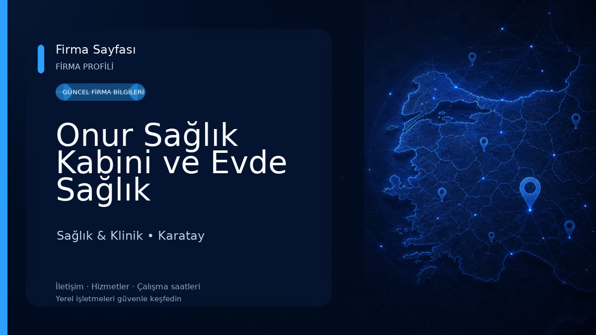 Onur Sağlık Kabini ve Evde Sağlık Hizmetleri Hemşire Kezban Koçaker Sağlık & Klinik