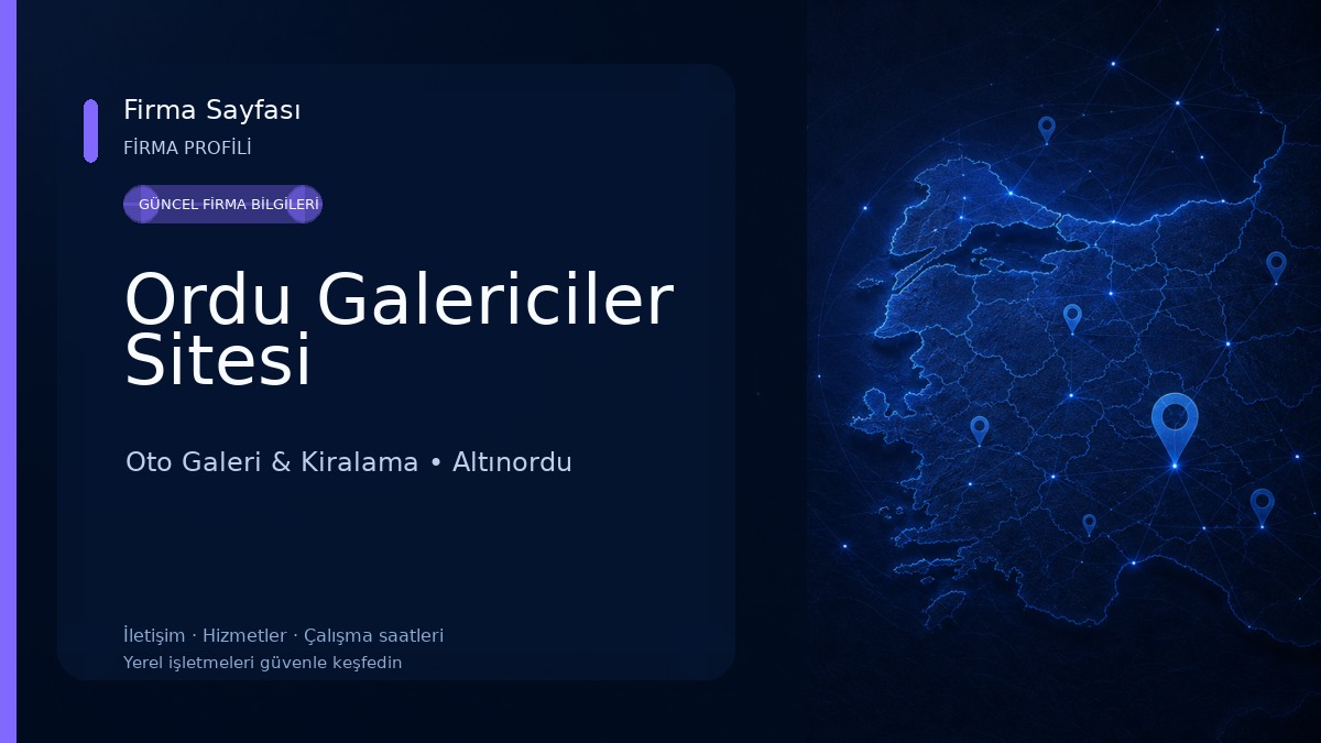 Ordu Galericiler Sitesi