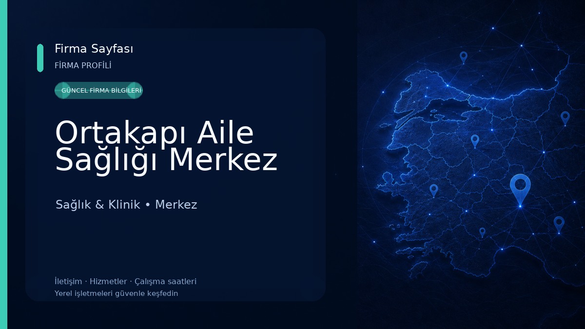 Ortakapı Aile Sağlığı Merkez