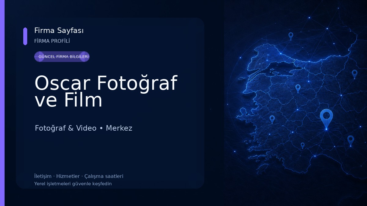 Oscar Fotoğraf ve Film Fotoğraf & Video