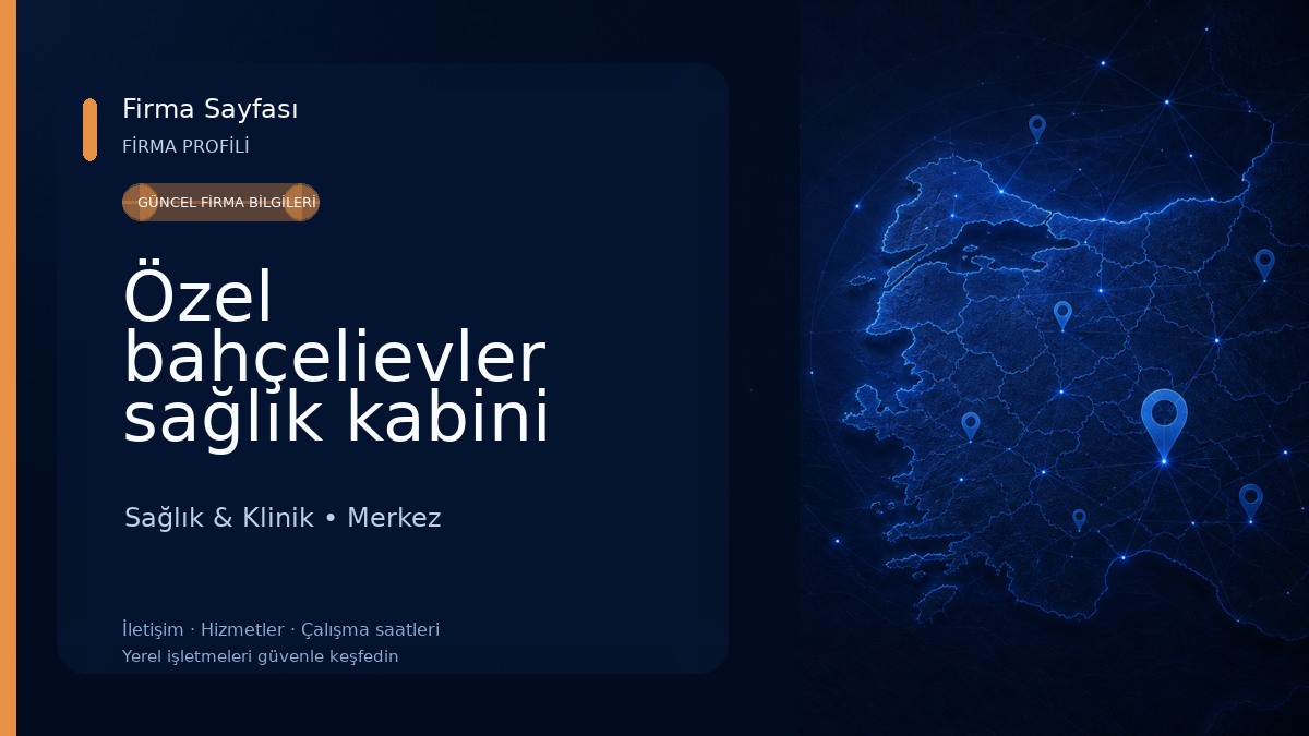Özel bahçelievler sağlık kabini Sağlık & Klinik