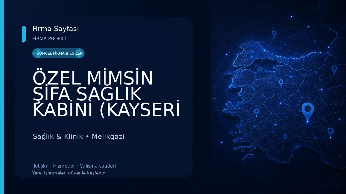 ÖZEL MİMSİN ŞİFA SAĞLIK KABİNİ (KAYSERİ SAĞLIK KABİNİ) Sağlık & Klinik