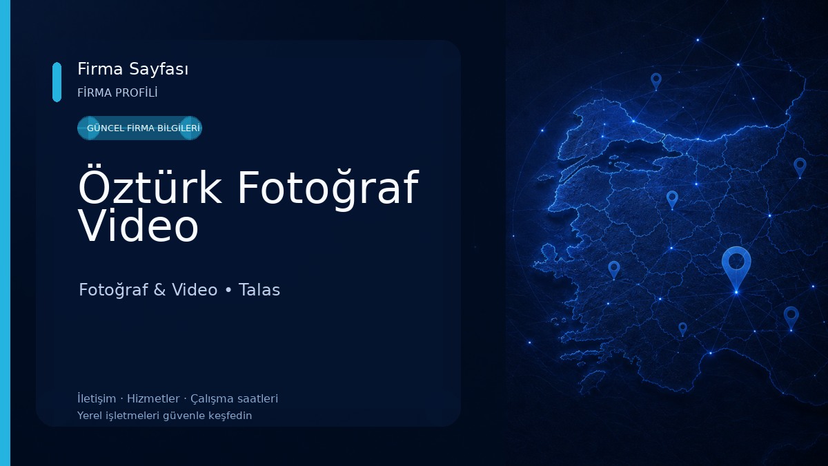 Öztürk Fotoğraf Video Fotoğraf & Video
