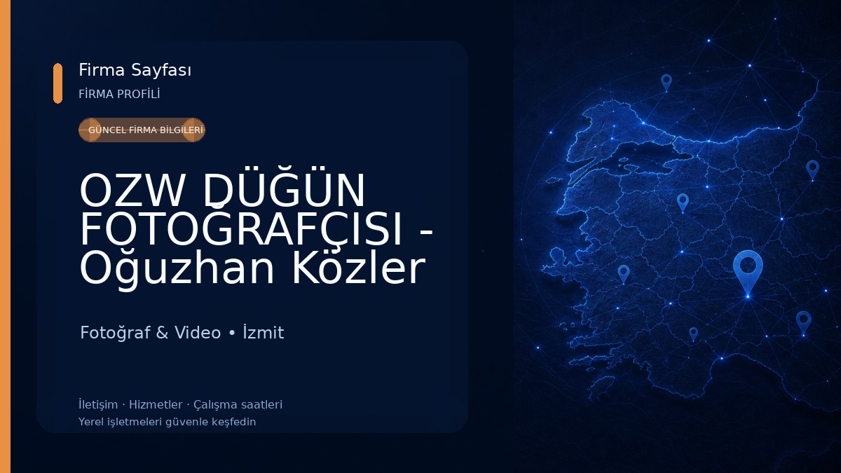 OZW DÜĞÜN FOTOĞRAFÇISI - Oğuzhan Közler Fotoğrafçılık Fotoğraf & Video