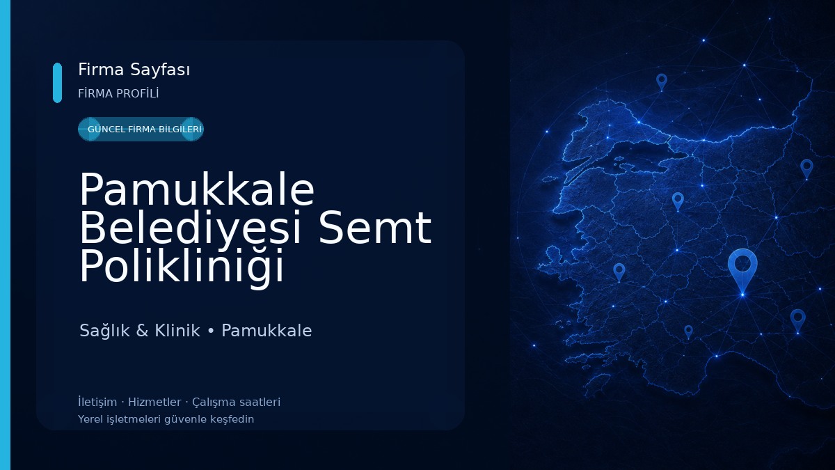 Pamukkale Belediyesi Semt Polikliniği Sağlık & Klinik