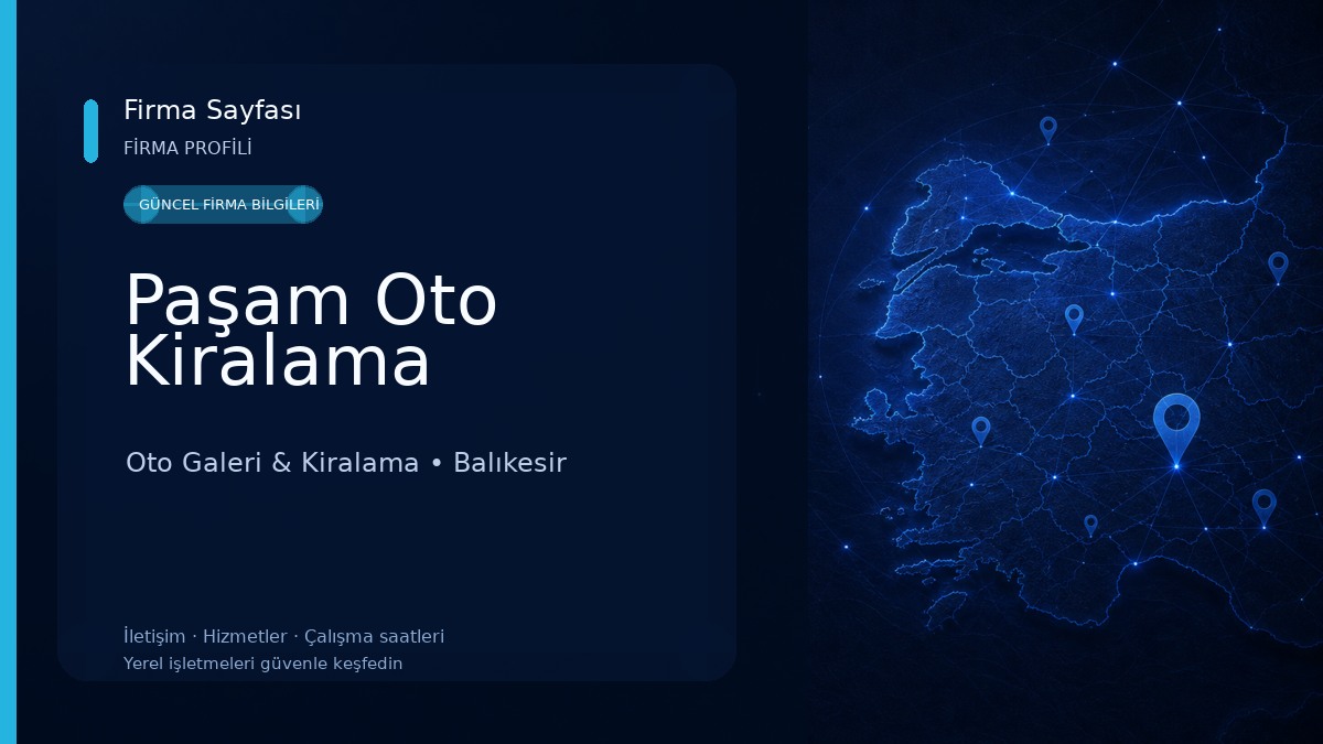 Paşam Oto Kiralama 