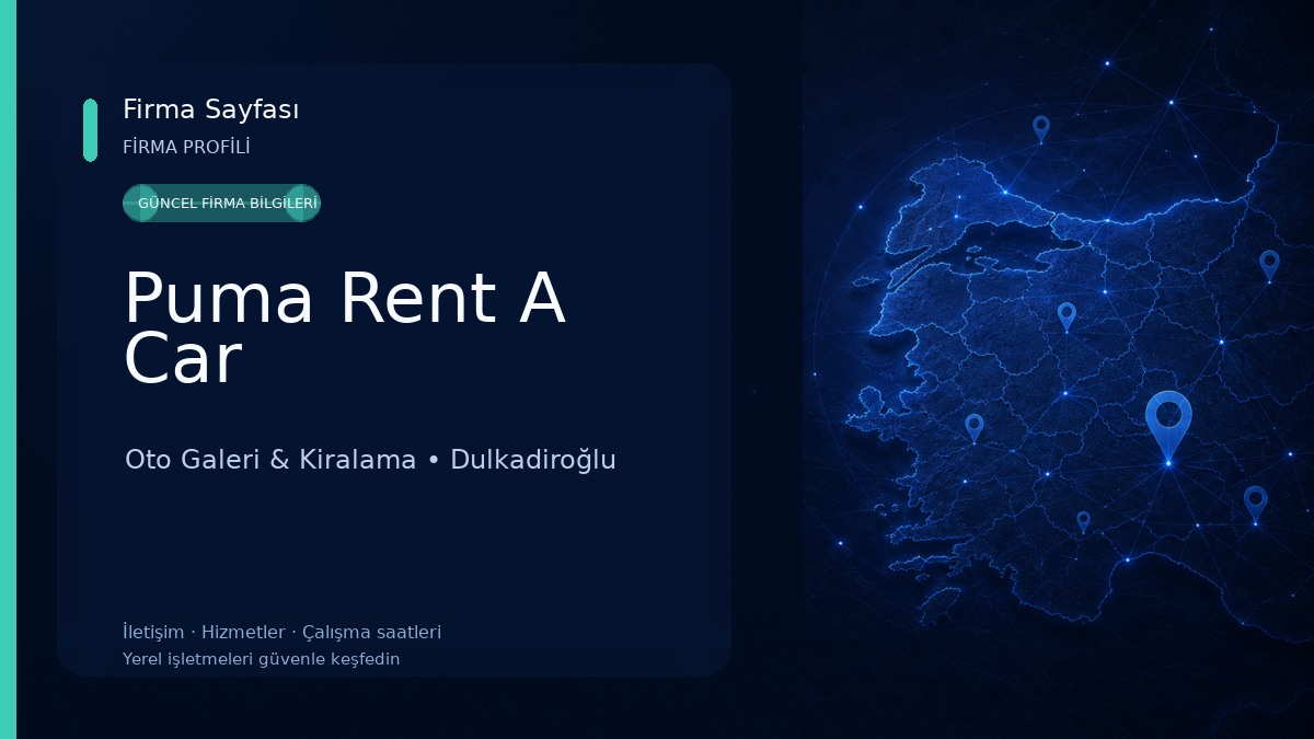Puma Rent A Car Oto Galeri & Kiralama