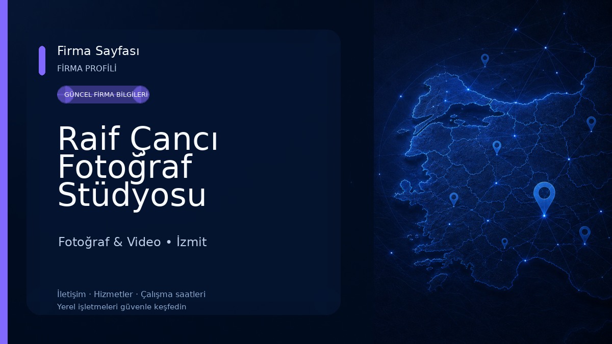 Raif Çancı Fotoğraf Stüdyosu Fotoğraf & Video